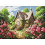 Алмазна мозаїка - "Затишний будиночок" ©art_selena_ua, 30х40см (Ideyka)