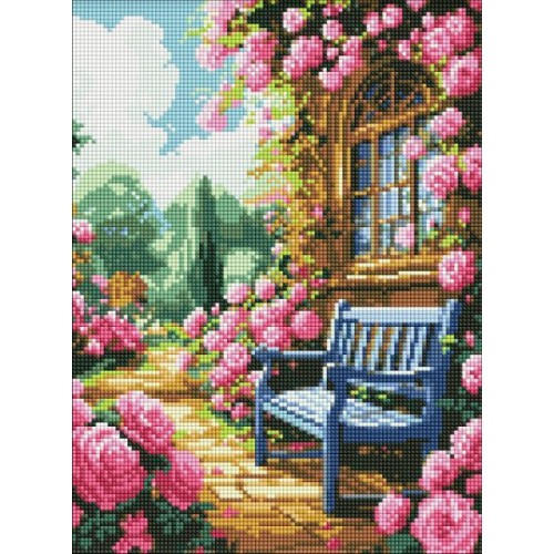 Алмазная мозаика - "Цветочный сад" ©art_selena_ua, 30х40см (Ideyka)