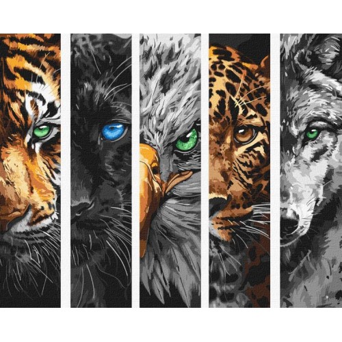 Картина за номерами - "Хижаки" ©art_selena_ua, 40х50см (Ideyka)