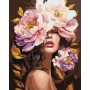 Картина за номерами - "В ароматі півоній" з фарбами металік ©art_selena_ua, 40х50см (Ideyka)