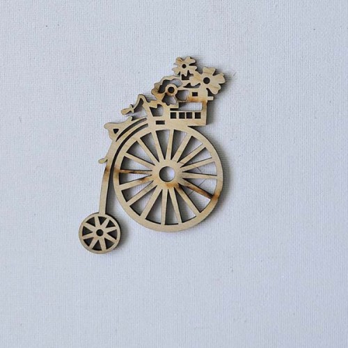 Декоративный элемент "Фигурка из фанеры. Подвес велосипед 1" (Ideyka)