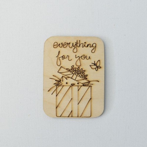 Декоративный элемент "Фигурка из фанеры. LOVE #5" (Ideyka)