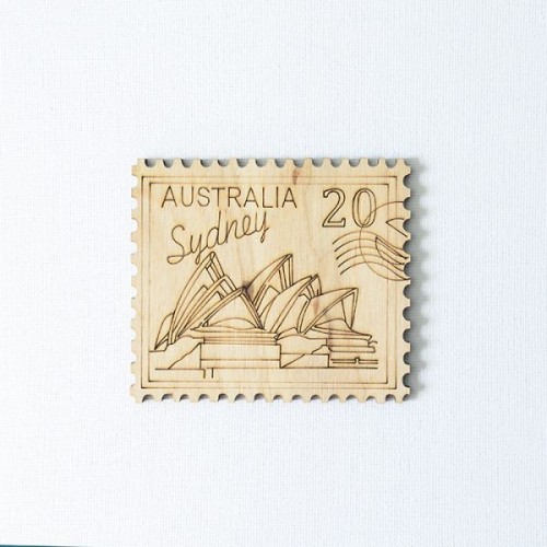 Декоративный элемент "Фигурка из фанеры на магните. Марка №5" (Ideyka)