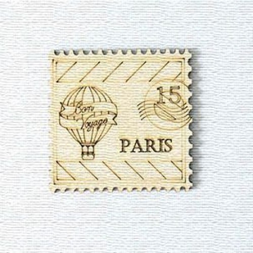 Декоративный элемент "Фигурка из фанеры на магните. Марка №7" (Ideyka)