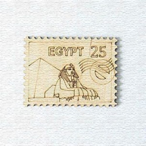 Декоративний елемент "Фігурка з фанери на магніті. Марка №10" (Ideyka)