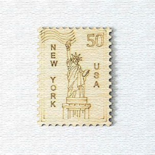 Декоративный элемент "Фигурка из фанеры на магните. Марка №6" (Ideyka)