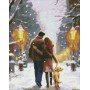 Алмазна мозаїка - "Сімейна прогулянка" з голограмними стразами (AB) ©art_selena_ua, 40х50см (Ideyka)