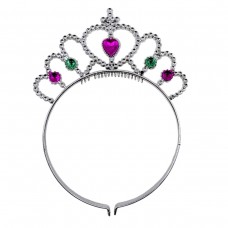 Святкова корона Серце рожеве 18 см