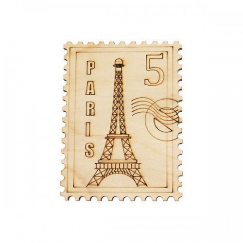 Декоративний елемент "Фігурка з фанери на магніті. Марка №11" (Ideyka)