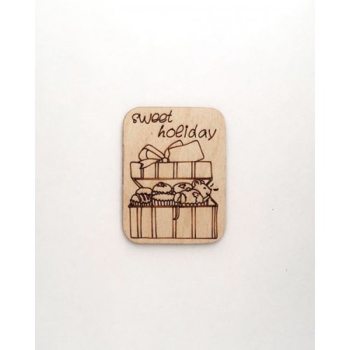 Декоративный элемент "Фигурка из фанеры на магните. LOVE #3" (Ideyka)