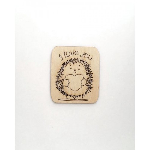 Декоративный элемент "Фигурка из фанеры на магните. LOVE #23" (Ideyka)