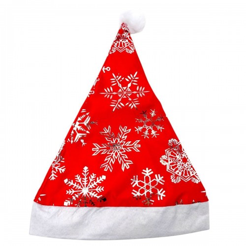 Новогодняя шапка "Снежинка серая" 38 см (MiC)