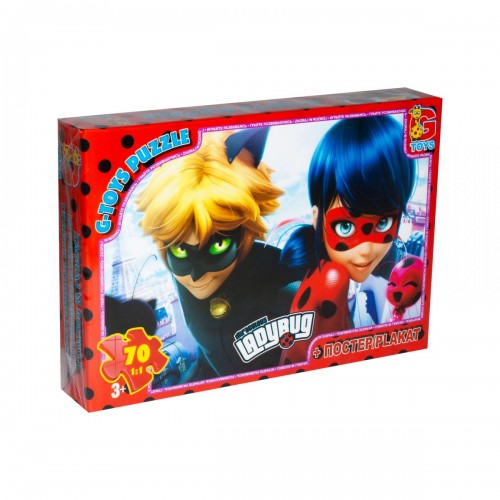 Пазли "Леді Баг і Супер Кот", 70 елементів (Gtoys)