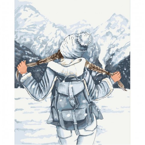 Картина по номерам "Шлях до гір" 40х50 см (art craft)