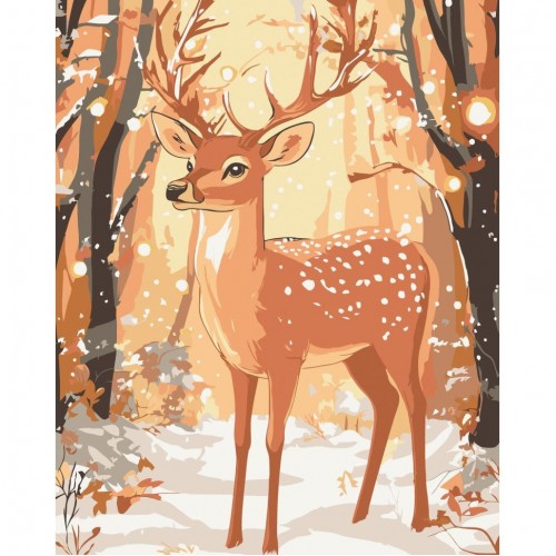 Картина по номерам "Лісовий король" 40х50 см (art craft)