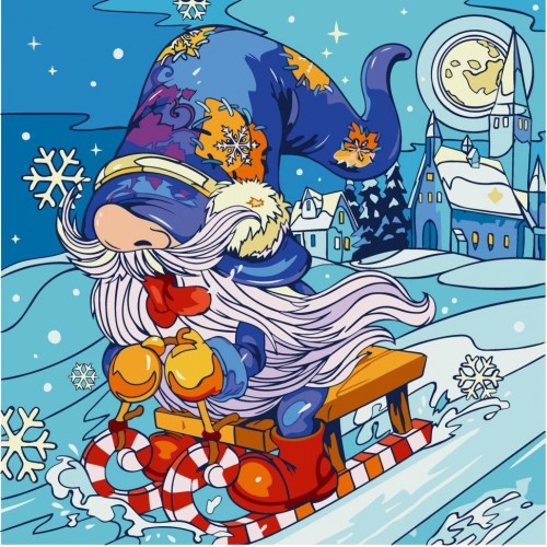 Картина по номерам "Назустріч святу" 40х40 см (art craft)