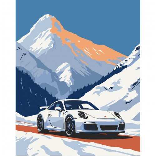 Картина по номерам "Porsche 911" 40х50 см (art craft)