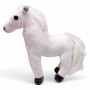 Мягкая игрушка "ЛОШАДКА" 25 см (БЕЛЫЙ) (MiC)
