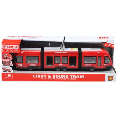 Трамвай інерційний, червоний (WENYI)