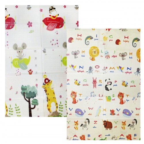 Двосторонній килимок "Тварини", 180х120 см (MiC)