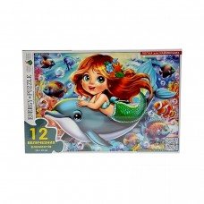 Игра-пазл 12 Русалочка