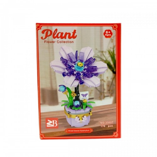 Конструктор “Квітка”, 170 елементів, в коробці (MiC)