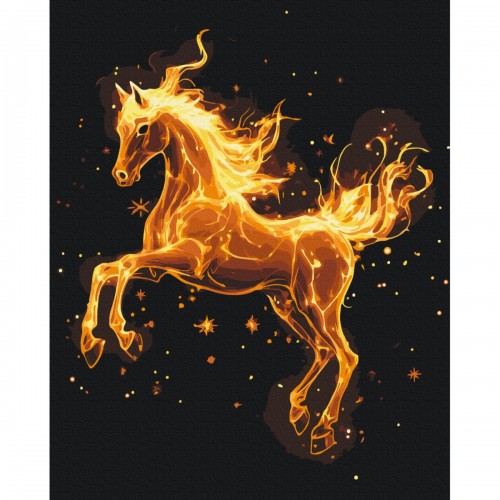 Картина по номерам "Символ 2026 року" 40x50 см. (Brushme)