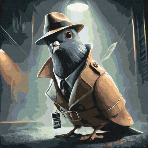 Картина по номерам "Spijuniro Golubiro" 40x40 см. (Brushme)