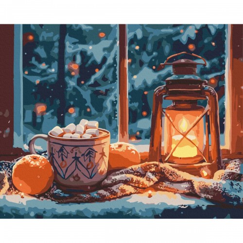 Картина по номерам "Уютный вечер" 40x50 см. (Brushme)