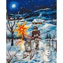 Картина по номерам "Рождественский вечер" 40x50 см. Карина Зимина (Brushme)