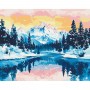 Картина по номерам "Срібні вершини" 40x50 см. (Brushme)