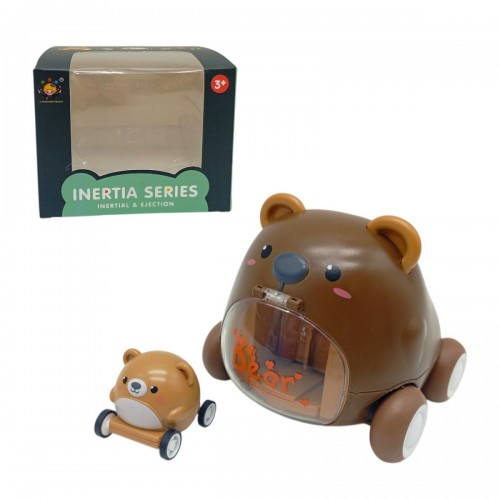 Трек машина, с малой машинкой (МИШКА) (Huijixing toys)