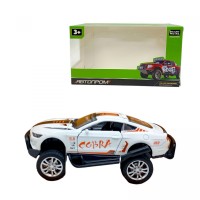 МАШИНА АВТОПРОМ 1:32 ВЕЗДЕХОД MUSTANG COBRA (БЕЛЫЙ)