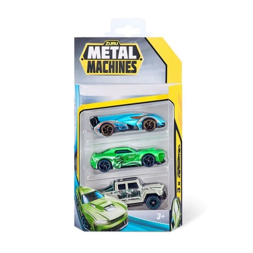 Машинка в асортименті METAL MACHINES CARS (3 шт) (Metal Machines)