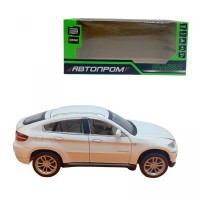 Машина АВТОПРОМ 1:32 BMW X6 (БІЛА)