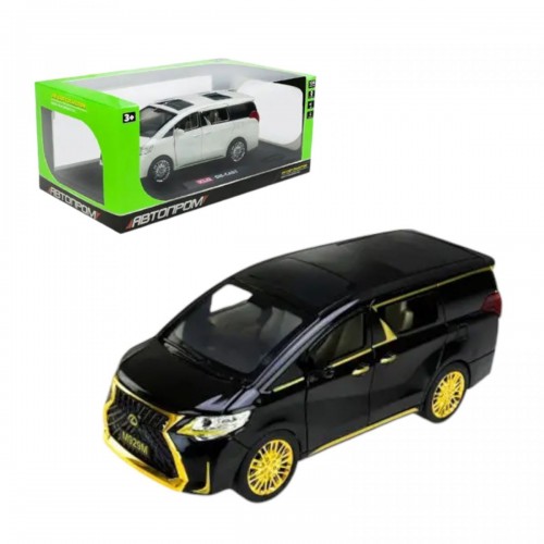 Машина АВТОПРОМ LEXUS LM300H (ЧОРНА) (Автопром)