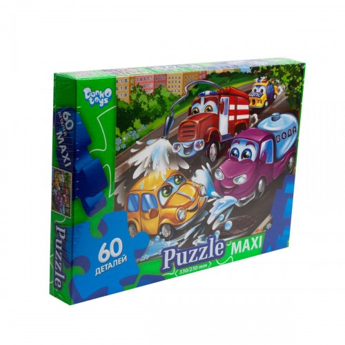 Пазлы Maxi "Машинки", 60 элементов (Dankotoys)