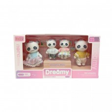 Флоксові тварини “Панди”, 4 штуки, рухомі кінцівки, в коробці, мікс видів