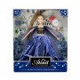 Кукла 29см (Шатенка в синем платье) (Atinil)