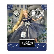 Кукла 29см (БЛОНДИНКА В СИНЕМ ПЛАТЬЕ)