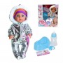 Пупс у куртці (СРІБЛЯСТІЙ) з аксесуарами (MiC)