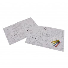 Подложки-раскраски Crayola «Монстры» 2 шт с карандашами