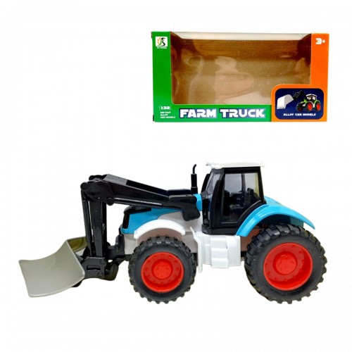 Трактор з ковшом (БЛАКИТНИЙ) 20*2х10*3х7*3см. (JIA SHENG TOYS)