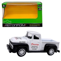 МАШИНА АВТОПРОМ (металлическая) PICKUP (БЕЛЫЙ)