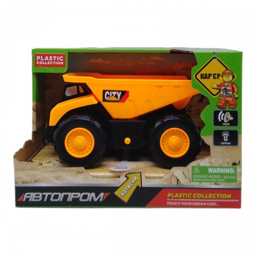 Інерційна машинка "Карʼєр: Самоскид" із серії "Автопром" (Автопром)