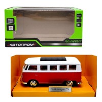 МАШИНА АВТОПРОМ, 1:38 Volkswagen T1 (КРАСНЫЙ)