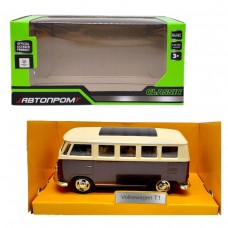 МАШИНА АВТОПРОМ, 1:38 Volkswagen T1 (КОРИЧНЕВИЙ)