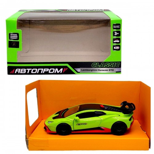 МАШИНА АВТОПРОМ, Lamborghini Huracan STO (ЗЕЛЕНА) (Автопром)