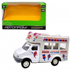 МАШИНА АВТОПРОМ (металева кабіна) ФУРГОН З МОРОЗИВОМ (БІЛИЙ)