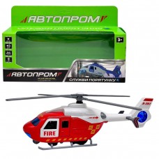 ВЕРТОЛІТ АВТОПРОМ (металевий) ЧЕРВОНИЙ